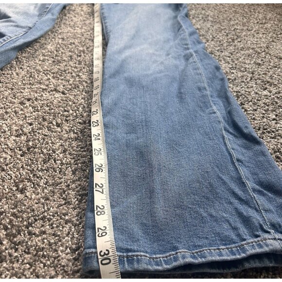 Aeropostale Mid Rise Bootcut Jeans Women’s 14 Regular Blue Denim - Picture 5 of 9